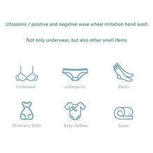 Load image into Gallery viewer, ZKU 2020 Upgraded Portable Washing Machine, Folding Automatic Laundry Machine, Turbine Washer, USB Cable, Low Noise, Mini Washing Machine for Camping, Dorms,Apartments, Business Trip - Blue