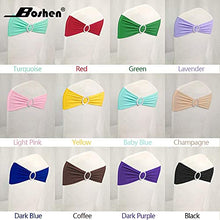 Load image into Gallery viewer, 100PCS Wedding Chair Decorations Stretch Chair Bows and Sashes for Party Ceremony Reception Banquet Spandex Chair Covers slipcovers (100, Red)