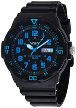 Load image into Gallery viewer, Casio Unisex MRW200H-2BV Neo-Display Black Watch with Resin Band