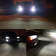 Load image into Gallery viewer, Alla Lighting 9145 H10 LED Fog Light Bulbs, 6000K Xenon White 2800 Lumens Xtreme Super Bright PY20D 9140 9045 9155 9040 5730 33-SMD 12V Replacement