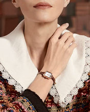 Load image into Gallery viewer, Lola Rose Women's Mother-of-Pearl Watch with Brown Leather Strap