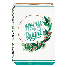 Load image into Gallery viewer, Hallmark Boxed Christmas Cards, Merry and Bright (16 Cards and 17 Envelopes)