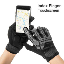 Load image into Gallery viewer, ROCKBROS Mountain Bike Gloves Dirt Bike Gloves Motorcycle Cycling Gloves with 6MM Gel Pad Touch Screen Knuckle Protection Gloves for BMX MX ATV MTB Racing Black-XL