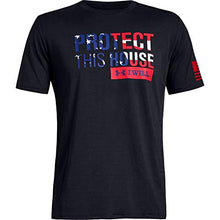 Load image into Gallery viewer, Under Armour Men's Freedom USA Pth T-Shirt , Black (001)/Red , Large