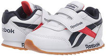 Load image into Gallery viewer, Reebok baby boys Reebok Royal Cljog 2 Kc Sneaker, White/Collegiate Navy/Radiant Red, 5 Infant US