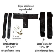 Load image into Gallery viewer, The All-in Wonder Mount by Mount Genie (5-Pack): The Easiest Wall Mount for All Components Routers Modems Xbox Playstation DVRs | One Size Fits All | Designed for Home and Business (Black)