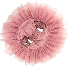 Load image into Gallery viewer, BGFKS Baby Girls Soft Fluffy Tutu Skirt with Diaper Cover,Toddler Girl Tutu Skirt Sets with Flower Headband Dusty Rose