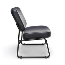 Load image into Gallery viewer, OFM Core Collection Big and Tall Armless Guest and Reception Chair, Anti-Microbial/Anti-Bacterial Vinyl, in Navy