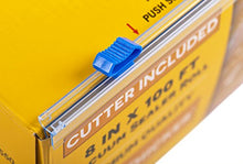 Load image into Gallery viewer, 11" x 100' Mega Roll & Cutter Box Vacuum Sealer Bags Roll (No More Scissors) 4 mil 100 Foot OutOfAir, 33% Thicker, BPA Free, Sous Vide, Commercial Grade, Works with FoodSaver Sealers