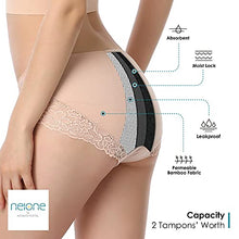 Load image into Gallery viewer, Neione Period Underwear Menstrual Postpartum Briefs Women's Hipster Panties Leakproof Underpants 3 Pack Momic 4XL Plus Size