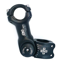 Load image into Gallery viewer, 31.8 Adjustable Stem 110mm 0~60 Degree UNO 31.8mm MTB Adjustable Handlebar Stem for Most Mountain Bike Road Bike (Fit for 1.25'' Handlebar)