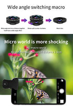Load image into Gallery viewer, Phone Camera Lens Phone Lens 22X Telephoto Lens, 4K HD 0.67X Super Wide Angle Lens&25X Macro Lens, 205° Fisheye Lens, Work as Telescope with Metal Tripod