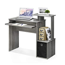 Load image into Gallery viewer, FURINNO Econ Multipurpose Home Office Computer Writing Desk, French Oak Grey