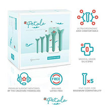 Load image into Gallery viewer, Petala 5-Pack Silicone Dilators for Women with Smartphone App - Extra Small to Large - Exerciser Trainer Set for Vaginismus, Pain, Vulvodynia, Vaginitis