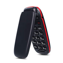 Load image into Gallery viewer, Ushining Unlocked Flip Phone 3G Tmobile Flip Phone Big Icon Easy to Use Flip Cell Phones Unlocked for Kids or Backup Phone (Black)