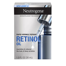 Load image into Gallery viewer, Neutrogena Rapid Wrinkle Repair Retinol Anti-Wrinkle Oil, Lightweight Anti-Wrinkle Face Serum to Fight Dark Spots, Deep Wrinkle Treatment, 0.3% Concentrated Retinol, 1.0 fl. oz