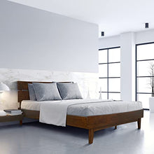 Load image into Gallery viewer, Acacia Aurora Bed-Frame, Queen, Caramel
