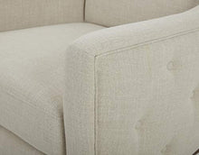 Load image into Gallery viewer, Amazon Brand – Stone & Beam Rosewood Button-Tufted Upholstered Wingback Accent Chair, 30"W, Cream