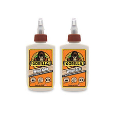 Load image into Gallery viewer, Gorilla Wood Glue, 4 Ounce Bottle, Natural Wood Color, (Pack of 2)