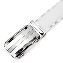 Load image into Gallery viewer, CLUBBELTS - Men's Genuine Leather Ratchet Adjustable Belt with Automatic Buckle, 1.4" Wide, for Men’s Dress Casual Belt