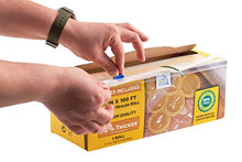 Load image into Gallery viewer, 11" x 100' Mega Roll & Cutter Box Vacuum Sealer Bags Roll (No More Scissors) 4 mil 100 Foot OutOfAir, 33% Thicker, BPA Free, Sous Vide, Commercial Grade, Works with FoodSaver Sealers