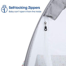 Load image into Gallery viewer, Minnebaby Pack N Play Tent, Keep Baby from Climbing Out, Mini Crib Safety Mesh Canopy, Play Yard Tent Cover, See Through and Breathable, Against Cats and Mosquitoes