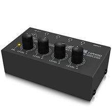 Load image into Gallery viewer, Behringer Microamp HA400 Ultra-Compact 4-Channel Stereo Headphone Amplifier,Silver
