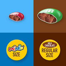 Load image into Gallery viewer, M&M'S MINIS Milk Chocolate Candy, 1.08-Ounce Tubes 24 Count (Pack of 1)