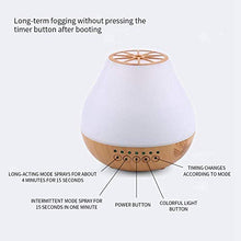 Load image into Gallery viewer, CWH&WEN Cool Mist Humidifiers,400Ml Essential Oil Diffuser for Aromatherapy, Aroma Diffusers Cool Mist Humidifiers with Waterless Auto Shut Off for Yoga, Office, Spa, Bedroom, Baby Room,Brown