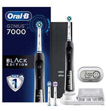 Load image into Gallery viewer, Electric Toothbrush, Oral-B Pro 7000 SmartSeries Black Electronic Power Rechargeable Toothbrush with Bluetooth Connectivity Powered by Braun
