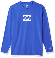 Load image into Gallery viewer, Billabong Boys Loose FIT Long Sleeve Rashguard, Cobalt, Large