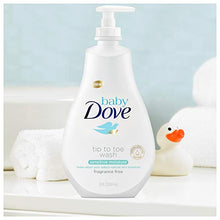 Load image into Gallery viewer, Baby Dove Tip to Toe Baby Wash Sensitive Moisture 20 oz for Sensitive Skin Washes Away Bacteria, Fragrance-Free Baby Wash