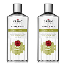 Load image into Gallery viewer, Cremo Rich-Lathering Sage & Citrus Body Wash, A Revitalizing Combination of Bright Mandarin, Dry Herbs and White Cedar, 16 Oz (Pack of 2)