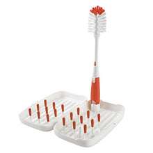 Load image into Gallery viewer, OXO Tot On-The-Go Drying Rack & Bottle Brush with Bristled CleanerNew Colors Available