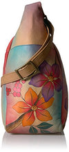 Load image into Gallery viewer, Anna By Anuschka Handpainted Leather Large Multi Pocket Hobo,Bird On A Branch