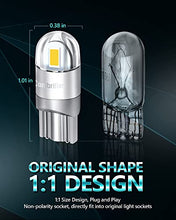 Load image into Gallery viewer, Combriller 194 168 LED Bulbs and 1157 2057 LED Bulbs, Super Bright Led 1157 Bulb For Led Reverse Lights Tail Light Turn Signal Bulb, T10 Interior Car Lights, Total 4 Bulbs