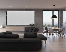 Load image into Gallery viewer, Mdbebbron 120 inch Projection Screen 16:9 Foldable Anti-Crease Portable Projector Movies Screens for Home Theater Outdoor Indoor Support Double Sided Projection