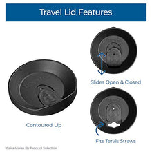 Load image into Gallery viewer, Tervis Clear & Colorful 16oz Made in USA Double Walled Insulated Tumbler, 16 oz, Turquoise Lid