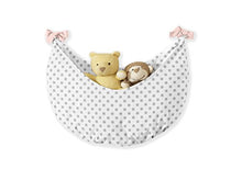 Load image into Gallery viewer, 9 pc. Blush Pink, Grey and White Shabby Chic Watercolor Floral Baby Girl Crib Bedding Set with Bumper by Sweet Jojo Designs - Rose Flower Polka Dot