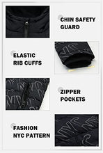 Load image into Gallery viewer, maoo garden Boys Winter Coat Fake Down Puffer Jacket Fleece Lined Heavyweight Water Resistant Windbreaker Black 3-4Y