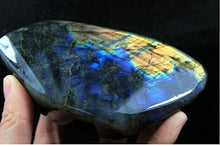 Load image into Gallery viewer, Crystal Agate ®1-2lb Natural Labradorite Great Shine / Fire Stone Original Specimen