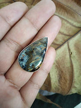 Load image into Gallery viewer, Pietersite Ring, 925 Sterling Silver, Tempest Stone, Multi Color Ring, Beautiful Stone Ring, High Quality Stones Ring, Authentic Silver Ring, Boho & Natural Ring, Beautiful Gift, Extraordinary Ring