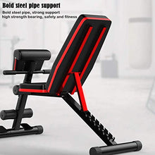 Load image into Gallery viewer, Adjustable Weight Bench for Full Body Workout Multi-Purpose Utility 7 Adjustable Angles Weight Bench Foldable Flat Bench Press for Home Gym