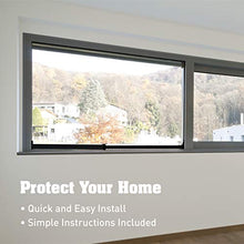 Load image into Gallery viewer, SECURITYMAN Sliding Door Security Bar-Child Proof Sliding Glass Door Bar with Anti Lift Lock - Fits Most Doors & Windows-Adjustable Patio Door Security Bar (19"- 51") (Black)