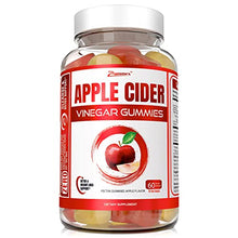 Load image into Gallery viewer, Apple Cider Vinegar Gummies Vitamins with The Mother, 500mg ACV & Ginger, Vegan, Paleo & Keto Friendly, Non-GMO, Natural Apple Flavor Pectin Gummy with Superfoods, for Women Men, 60 Count, by Zammex