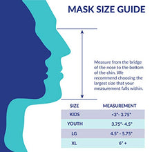 Load image into Gallery viewer, EnerPlex Premium 3-Ply Reusable Face Mask Available in Multiple Sizes - Breathable Comfort, Non-Surgical Safety Mask, Fully Machine Washable, Face Masks for Home Office Work Outdoors - Large (3-Pack)
