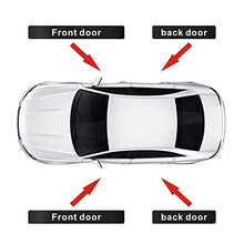 Load image into Gallery viewer, GEERUI 4PCS Threshold Protection Sticker Reflective Carbon Fiber Sticker Decorative Door Entry Guard Door Threshold Scratch Pad Film for Honda Civic All Years. (White-4PCS)