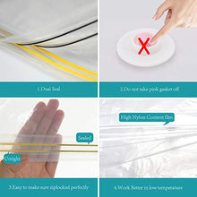 Load image into Gallery viewer, AirBaker Travel Vacuum Storage Bags for Clothes Comforters Blankets Pillows 12 Pack (3 x Jumbo 3 x Large 3 x Medium 3 x Small) with Pump Space Saver Bag