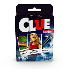 Load image into Gallery viewer, Hasbro Gaming Clue Card Game for Kids Ages 8 & Up, 3-4 Players Strategy Game