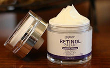 Load image into Gallery viewer, goPure Retinol Cream for Face - Anti Aging Face Cream - Anti Wrinkle Cream Face Moisturizer - Retinol Night Cream in Airless Jar - 1.7oz